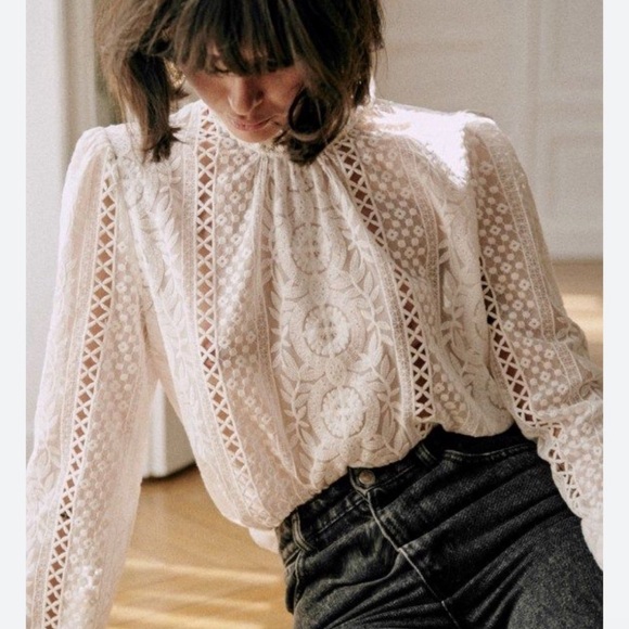 Sezane Tops - Sezane Valentine Blouse